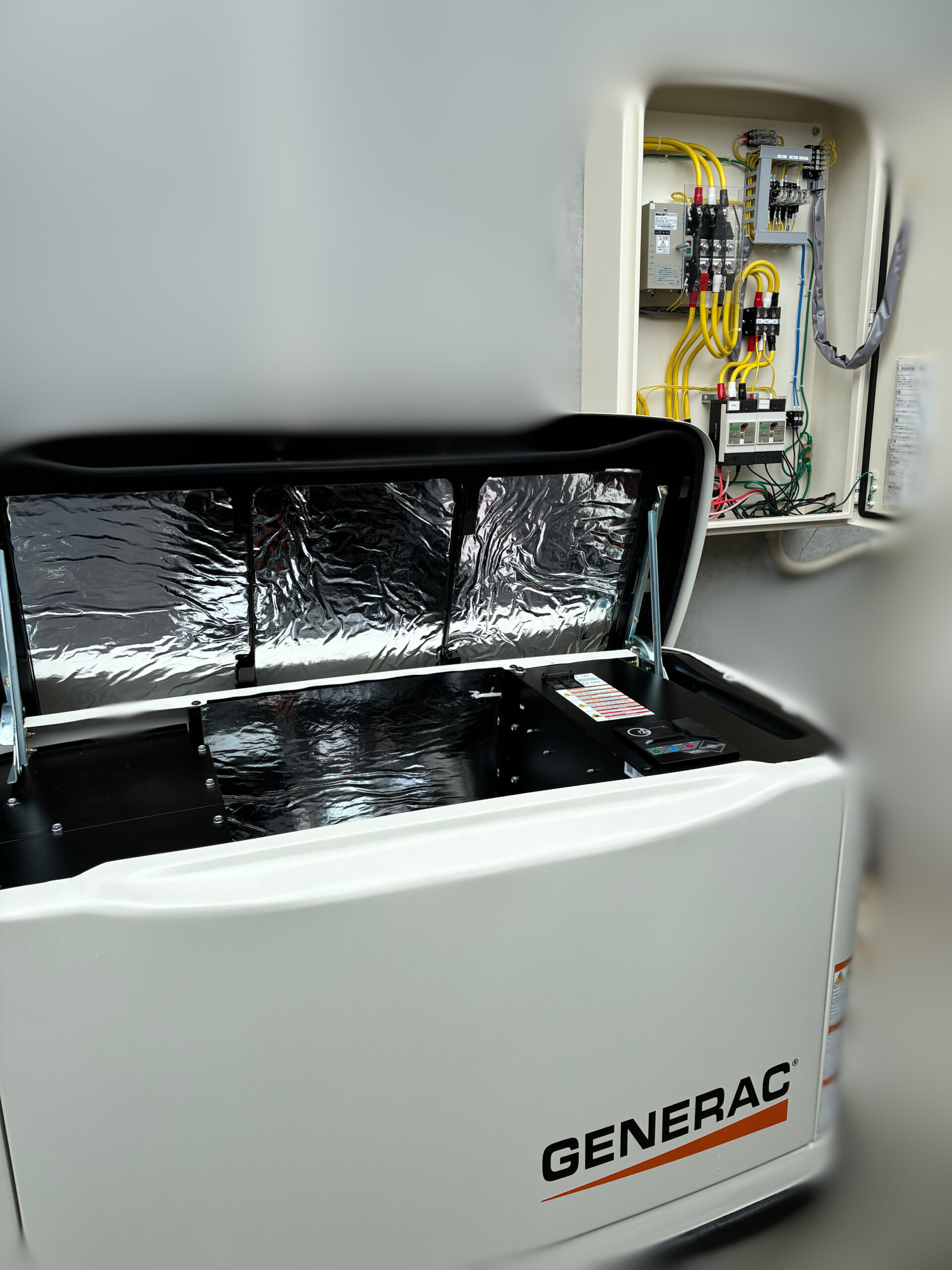 【施工実績】GENERAC非常用自家発電機の試運転調整を実施しました｜介護施設のBCP対策を支える発電設備